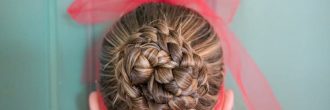 Moños con trenzas